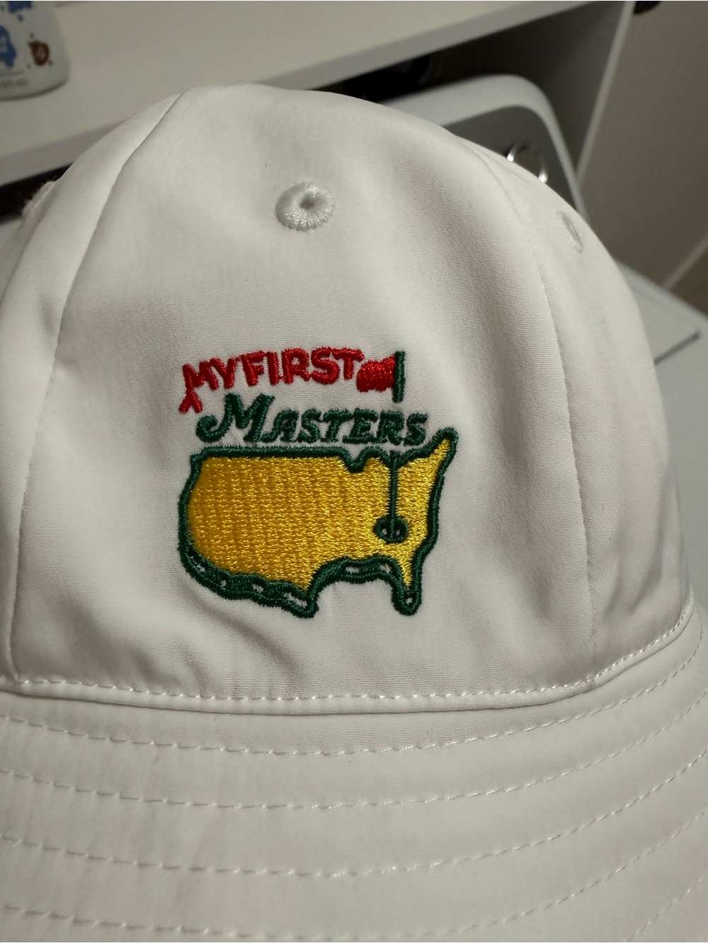 Masters White Bucket Hat “My First Masters” youth hat